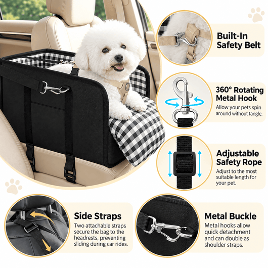 Lunaroo Console Dog Car Seat