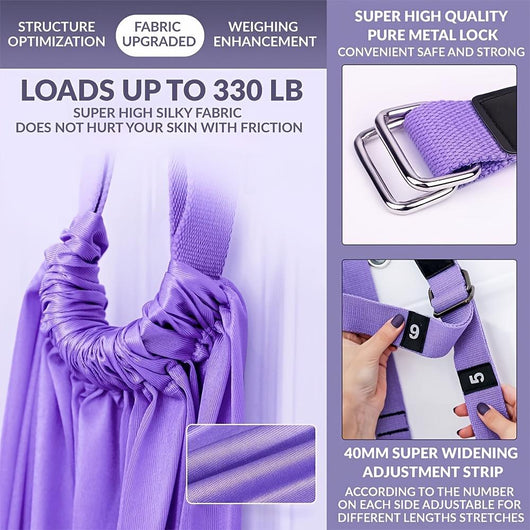 Lunaroo™  Aerial Yoga Stretch Band