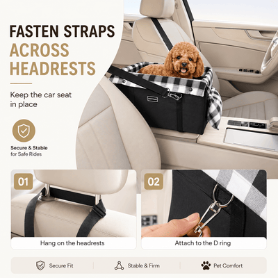 Lunaroo Console Dog Car Seat