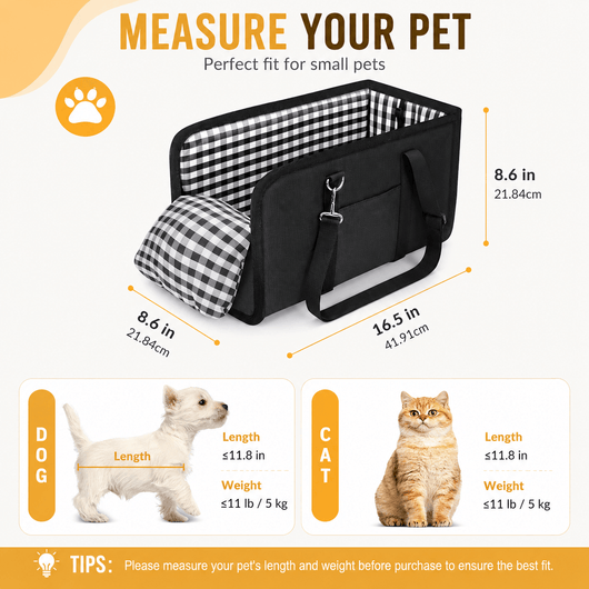 Lunaroo Console Dog Car Seat