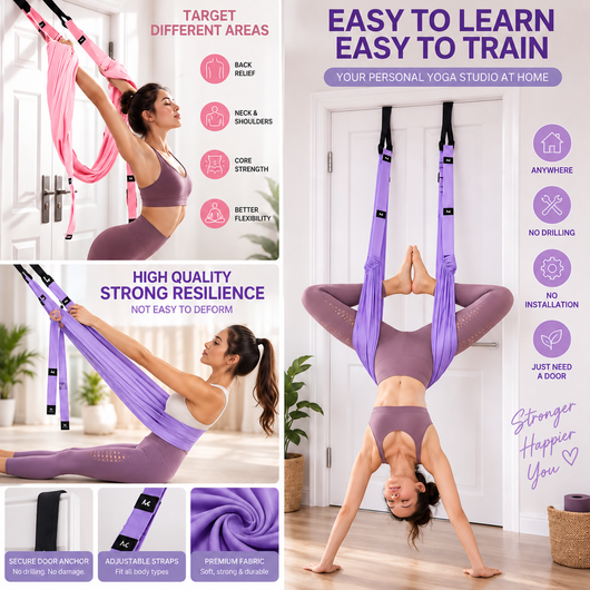 Lunaroo™  Aerial Yoga Stretch Band