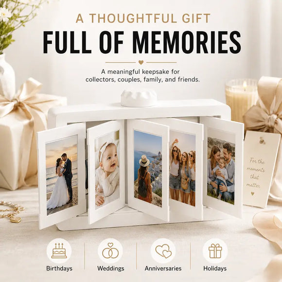 Rotating photo frame display